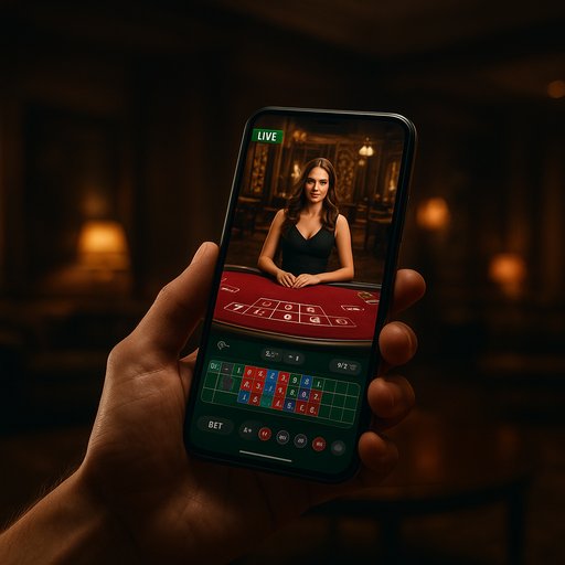 ACE365 live game lobby on mobile
