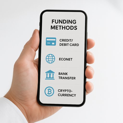 ACE365 funding methods on phone