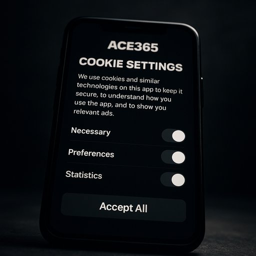 ACE365 cookies settings on device