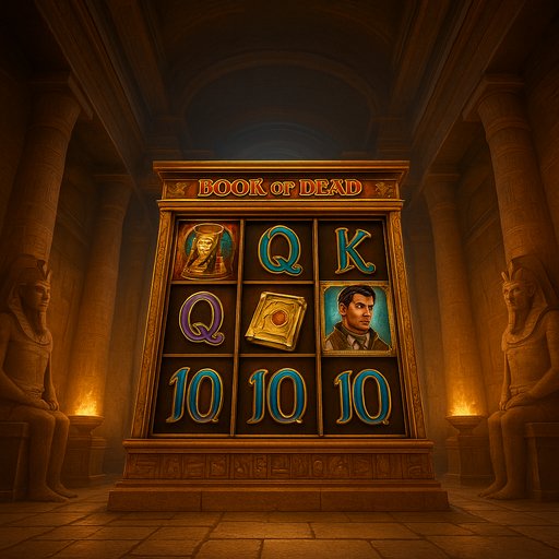 ACE365 Book of Dead slot visuals