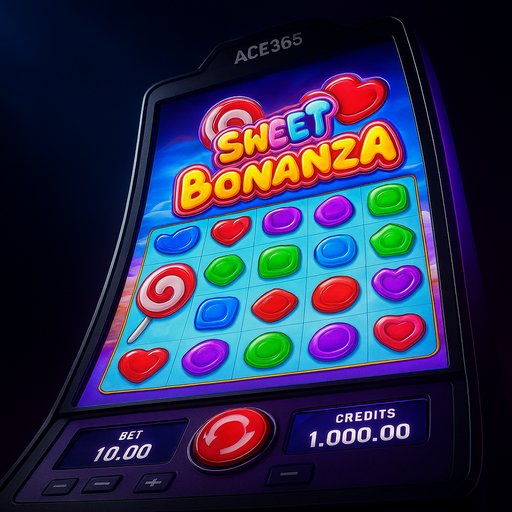 ACE365 Sweet Bonanza slot visuals