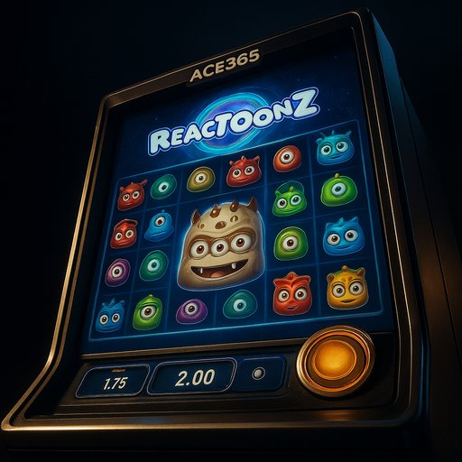 ACE365 Reactoonz slot visuals